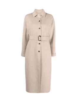 Emporio Armani | Emporio Armani Single Breasted Belted Coat商品图片,