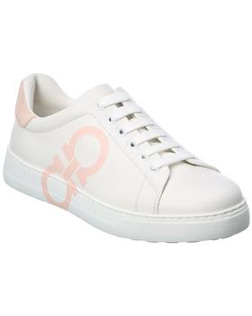 菲拉格慕女鞋板鞋, Salvatore Ferragamo | Salvatore Ferragamo Number Leather Sneaker商品图片 8折