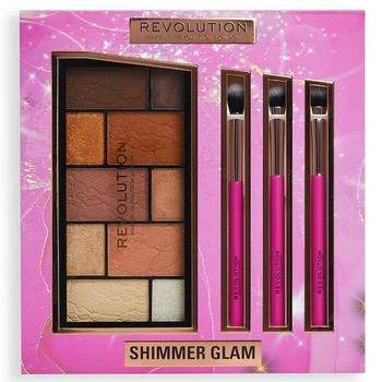 Makeup Revolution | Shimmer Glam Eye Set Gift Set 第2件5折, 满$60享8折, 满折, 满免