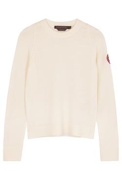 Canada Goose | Saturna off-white merino wool jumper商品图片,