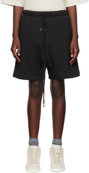 Essentials | Black Drawstring Shorts商品图片,
