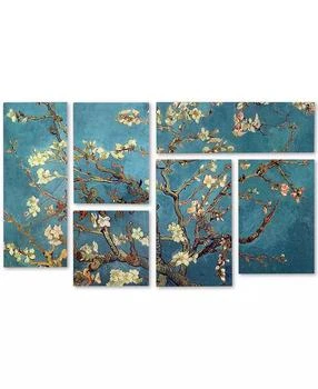 Trademark Global | Vincent van Gogh 'Almond Blossoms' Multi Panel Art Set - 12" x 18",商家Macy's,价格¥2170