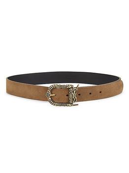 ysl腰带真假, Yves Saint Laurent | Logo Buckle Leather Belt商品图片 