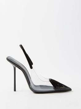 ysl高跟鞋价格, Yves Saint Laurent | Chica 115 transparent slingback pumps商品图片 