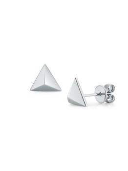 商品Nephora | White Gold Pyramid Stud Earrings,商家Saks OFF 5TH,价格¥3228图片