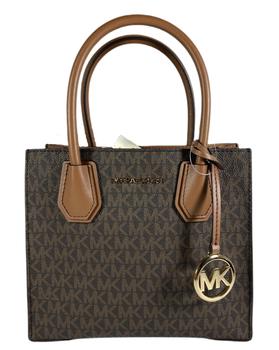 michael kors mercer, Michael Kors | Michael Kors Mercer Brown Medium Messenger Leather Bag商品图片 4.8折, 满$250减$20, 满减