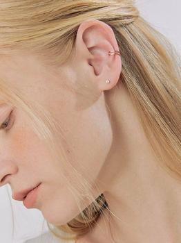 商品DONA & D. | 14K Simple Two Line Ear Cuff,商家W Concept,价格¥632图片