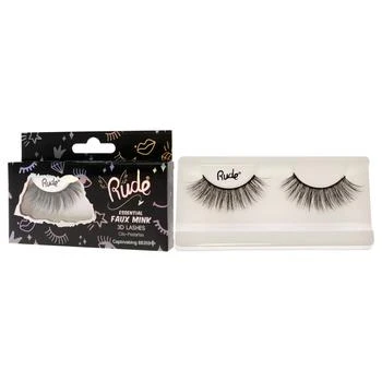Rude Cosmetics | Essential Faux Mink 3D Lashes - Captivating by Rude Cosmetics for Women - 1 Pc Pair,商家Premium Outlets,价格¥96