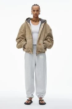 Alexander Wang | PUFF LOGO SWEATPANT IN STRUCTURED TERRY,商家alexanderwang,价格¥2199