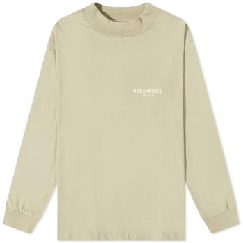 Essentials | Fear of God ESSENTIALS Long Sleeve Logo Tee - Wheat商品图片,7.9折