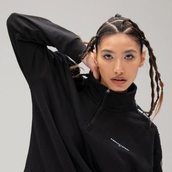 推荐Women's Pink Soda Sport Spirit Tape Quarter-Zip Top商品