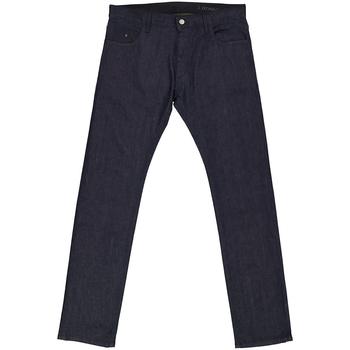 推荐Z Zegna Dark Denim Straight Cut Jeans, Waist Size 33商品
