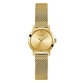 GUESS | Women's Gold-Tone Mesh Bracelet Watch 25mm商品图片,额外7.5折, 额外七五折