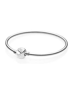 推荐Pandora Sterling Silver 21cm Charm Bangle Bracelet 590713-21商品