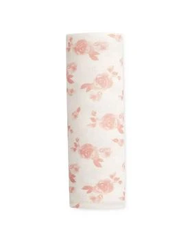 推荐Girls' Rose Print Snuggle Knit Swaddle Blanket - Baby商品