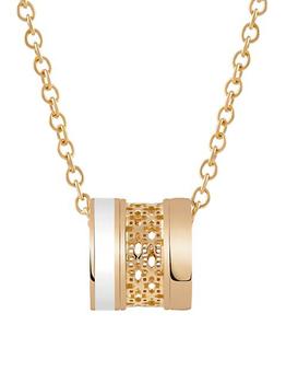 商品Birks Dare To Dream 18K Yellow Gold & Enamel Pendant Necklace图片