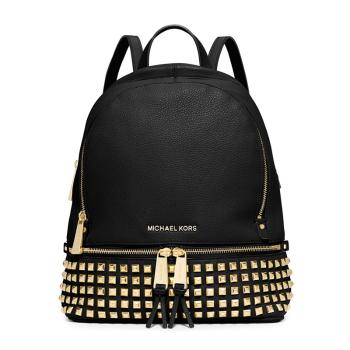 Michael Kors | Michael Kors 迈克高仕女士铆钉双肩包 30S5GEZB5L-BLACK商品图片,独家减免邮费