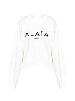 推荐Alaia Sweat Ml Jersey Molleton De Coton商品