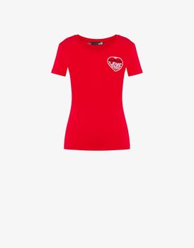 推荐Heart Patch Stretch Jersey T-shirt商品