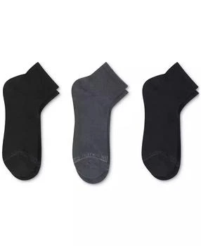 Hanes | Men's Originals Premium SuperSoft Ankle Socks, 3-Pack,商家Macy's,价格¥78