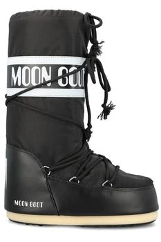 推荐Moon Boot Logo Detailed Lace-Up Boots商品