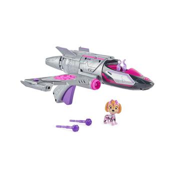 商品The Mighty Movie, Converting Rescue Jet with Skye Mighty Pups Action Figure, Lights and Sounds, Kids Toys for Boys Girls 3 Plus图片