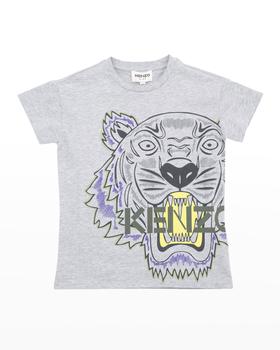 推荐Boy's Maxi Tiger Graphic T-Shirt, Size 4-5商品