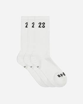 aj3, Jordan | 3 Pack Essential Crew Socks White商品图片 5.5折×额外8.6折, 额外八六折