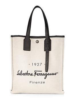 菲拉格慕包女包, Salvatore Ferragamo | Naturale Canvas Tote Bag商品图片 