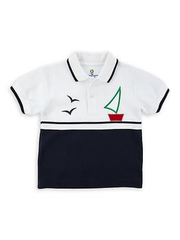 商品Florence Eiseman | Little Boy's Sailboat Piqué Polo Shirt,商家Saks Fifth Avenue,价格¥430图片