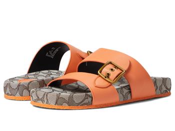 coach鞋, Coach | Addison Leather Sandal商品图片 3.9折起