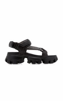 推荐Prada - Women's Leather Sandals - Black - IT 36 - Moda Operandi商品