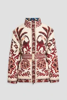 Farm Rio | Reversible quilted printed shell jacket,商家THE OUTNET US,价格¥1061