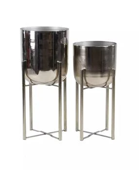 Rosemary Lane | Bucket Planter with Stand, Set of 2,商家Macy's,价格¥718
