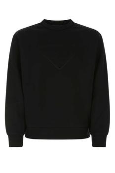 Prada | Prada Logo Debossed Crewneck Sweatshirt商品图片,