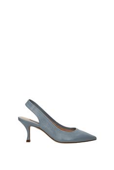 stuart weitzman凉鞋马丁靴, Stuart Weitzman | Sandals odette Leather Gray商品图片 3.6折