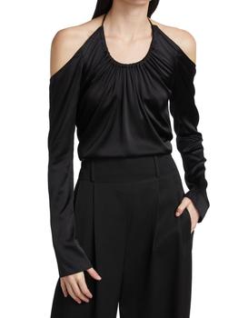 A.L.C., A.L.C. | Sloan Silk-Blend Satin Top商品图片 3.9折
