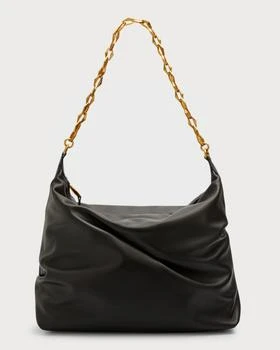 推荐Medium Soft Leather Hobo Bag商品