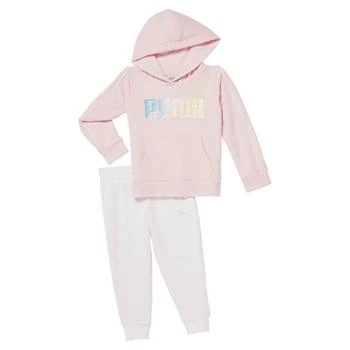 Puma | Two-Piece Fleece Pullover Hoodie & Jogger Set (Toddler),商家SHOEBACCA,价格¥157