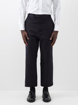 推荐Cotton-twill straight-leg trousers商品