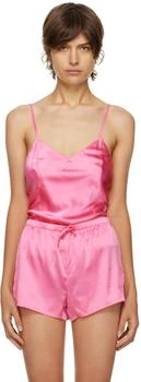 L'Agent by Agent Provocateur | Pink Arlette Pyjama Shorts 3.0折