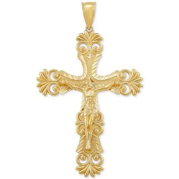 Macy's | Men's Ornate Crucifix Cross Pendant in 10k Gold,商家Macy's,价格¥8920