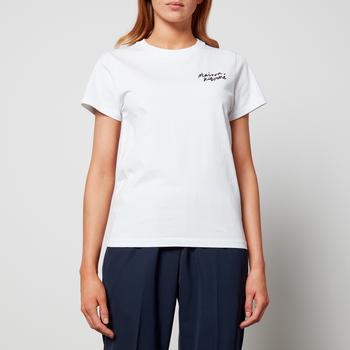 推荐Maison Kitsuné Women's Mini Handwriting Classic T-Shirt - White商品