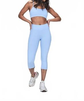 Year Of Ours | Reformer Capri Leggings In Baby Blue,商家Premium Outlets,价格¥555