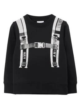 Burberry | Backpack print sweatshirt 