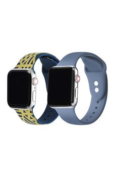 推荐Posh Tech Silicone Bands for Apple Watch - Set of 2 - 42mm/44mm商品