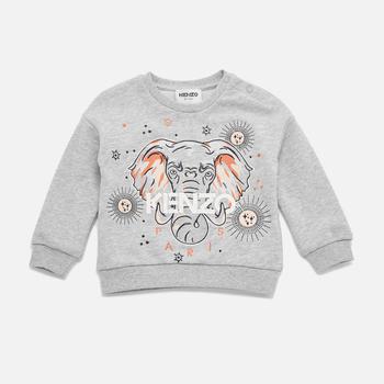 推荐KENZO Baby Girl Elephant Sweatshirt - Grey Marl商品
