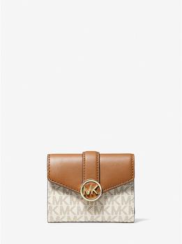 product Carmen Medium Logo and Faux Leather Wallet image