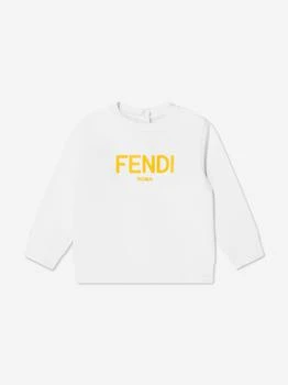 Fendi | Baby Logo Sweatshirt in White 额外8折, 额外八折