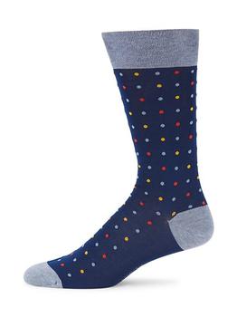 推荐Multi Polka Dot Cotton Socks商品